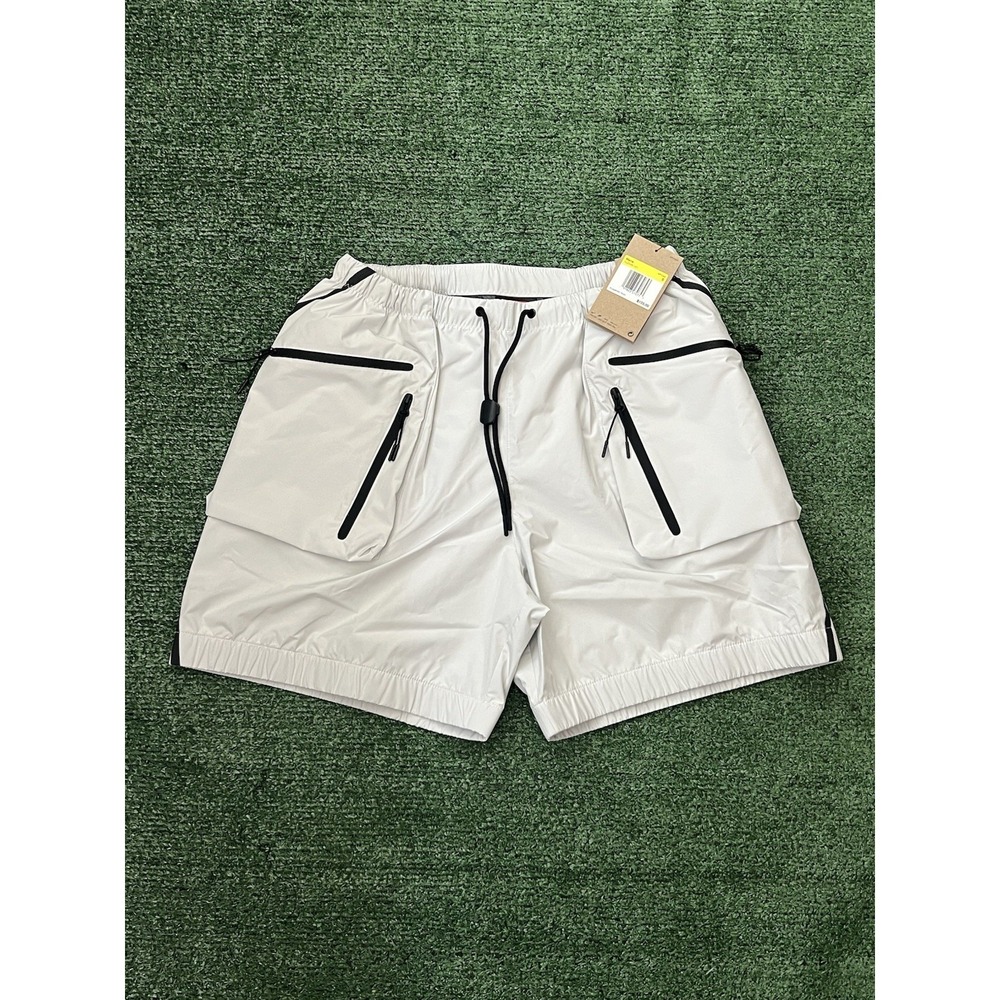 Nike Tech Super Lightweight Cargo Shorts White Running Men's Small HJ2946-121